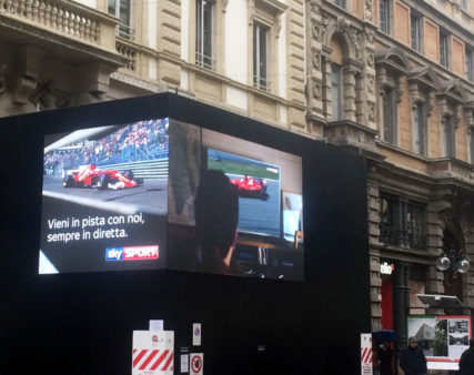 noleggio schermo a led ponteggi