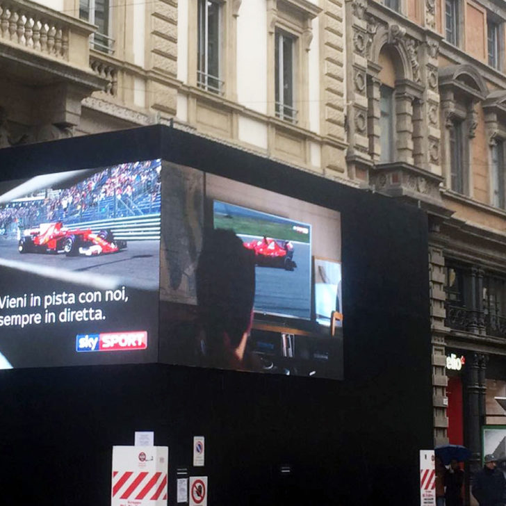 noleggio schermo a led ponteggi