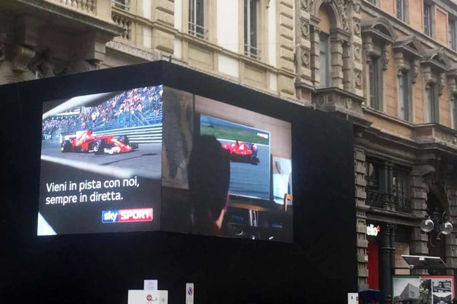 noleggio schermo a led ponteggi