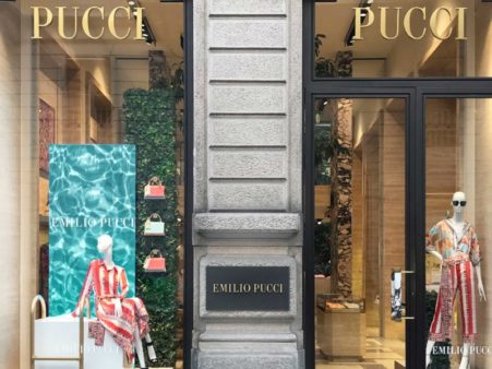 noleggio schermi da vetrina Pucci | temporapix