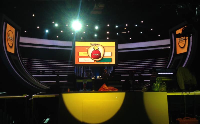 noleggio schermo a led studio televisivo temporapix