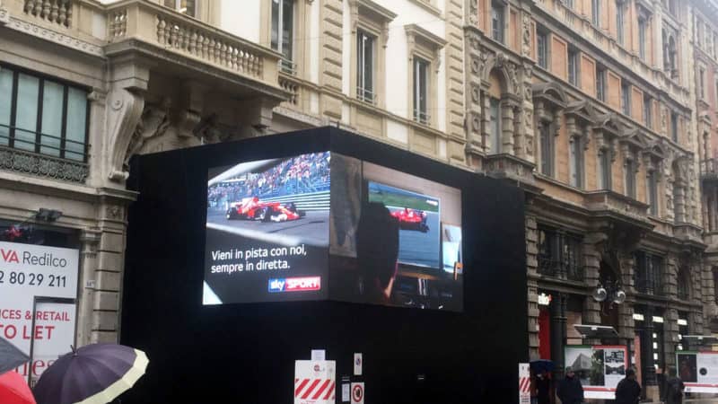 noleggio schermo a led ponteggi